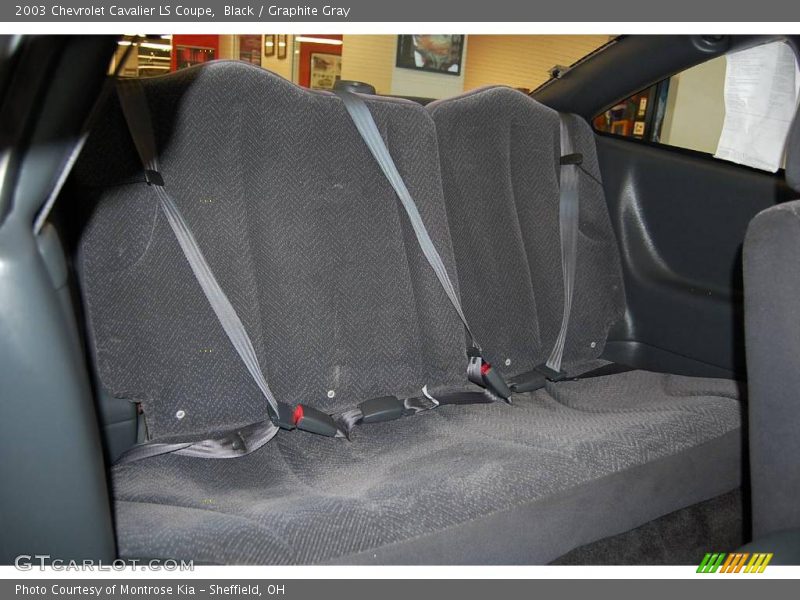 Black / Graphite Gray 2003 Chevrolet Cavalier LS Coupe