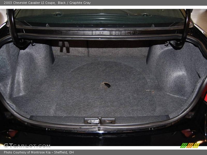 Black / Graphite Gray 2003 Chevrolet Cavalier LS Coupe