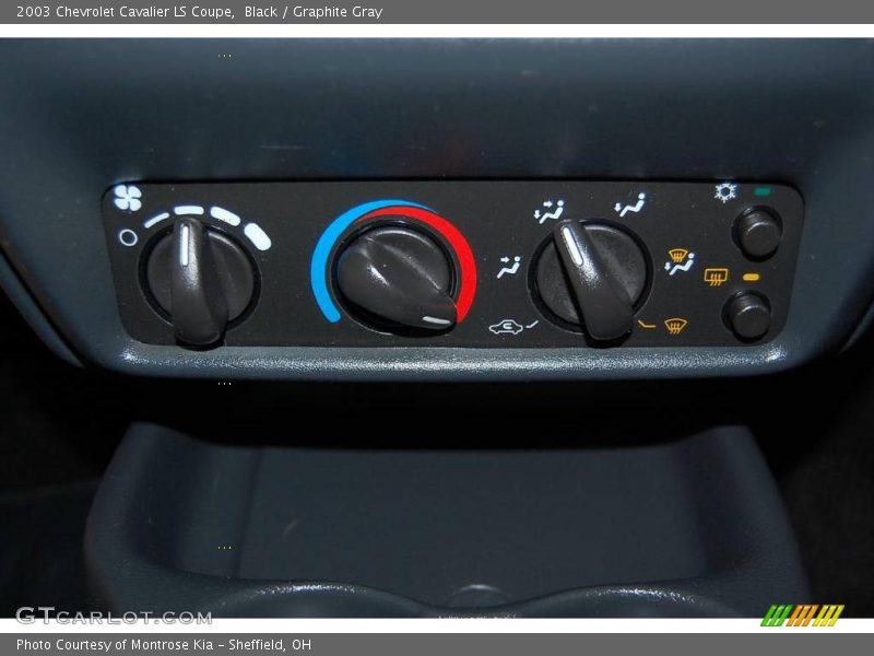 Black / Graphite Gray 2003 Chevrolet Cavalier LS Coupe