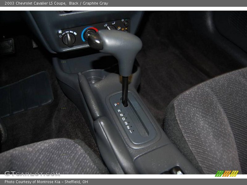 Black / Graphite Gray 2003 Chevrolet Cavalier LS Coupe