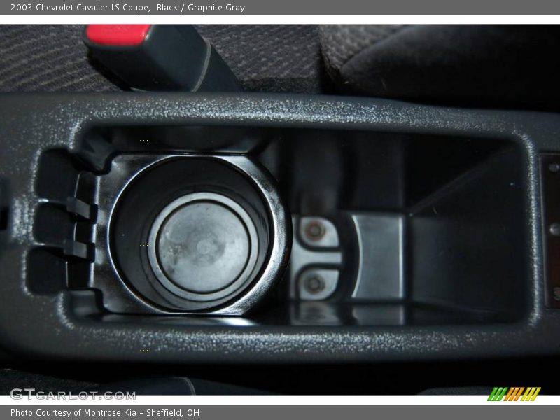 Black / Graphite Gray 2003 Chevrolet Cavalier LS Coupe