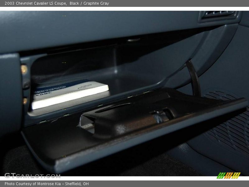 Black / Graphite Gray 2003 Chevrolet Cavalier LS Coupe