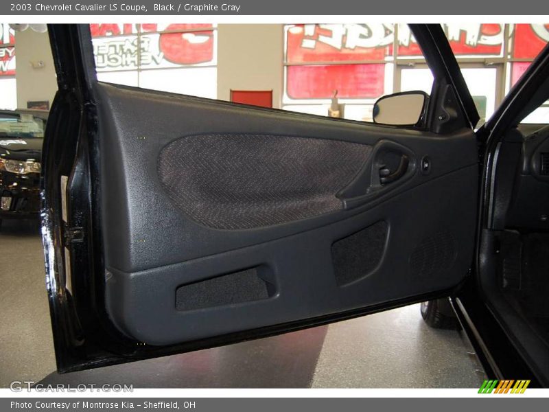 Black / Graphite Gray 2003 Chevrolet Cavalier LS Coupe