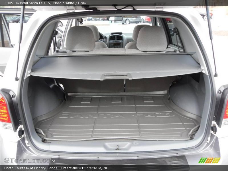 Nordic White / Gray 2005 Hyundai Santa Fe GLS