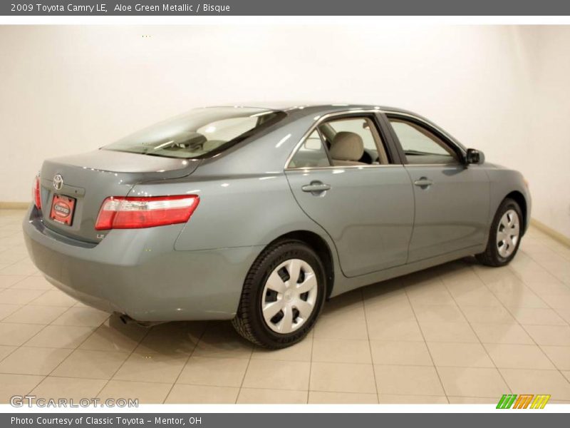 Aloe Green Metallic / Bisque 2009 Toyota Camry LE