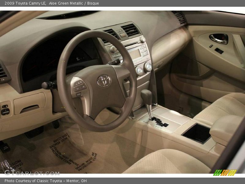 Aloe Green Metallic / Bisque 2009 Toyota Camry LE