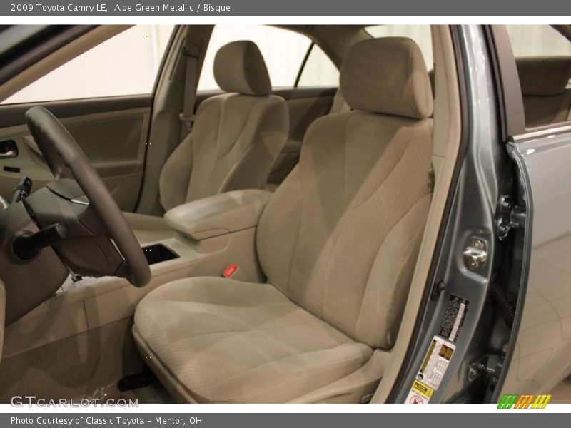 Aloe Green Metallic / Bisque 2009 Toyota Camry LE