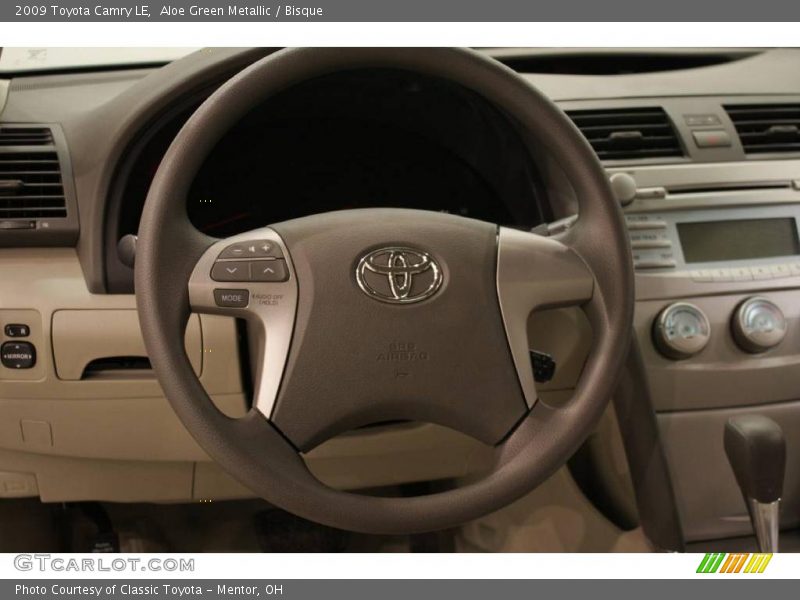 Aloe Green Metallic / Bisque 2009 Toyota Camry LE