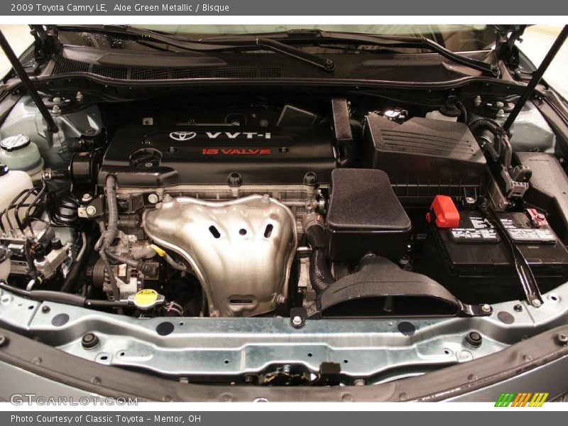 Aloe Green Metallic / Bisque 2009 Toyota Camry LE