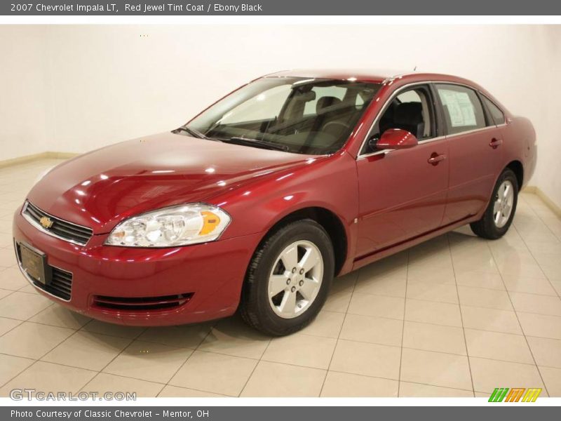 Red Jewel Tint Coat / Ebony Black 2007 Chevrolet Impala LT