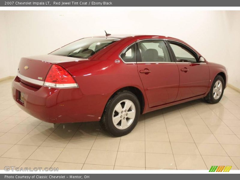 Red Jewel Tint Coat / Ebony Black 2007 Chevrolet Impala LT