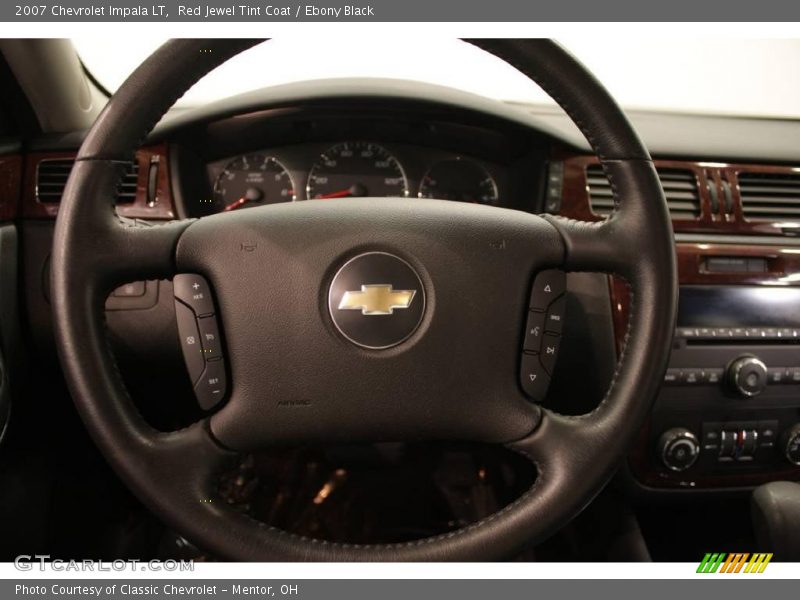 Red Jewel Tint Coat / Ebony Black 2007 Chevrolet Impala LT