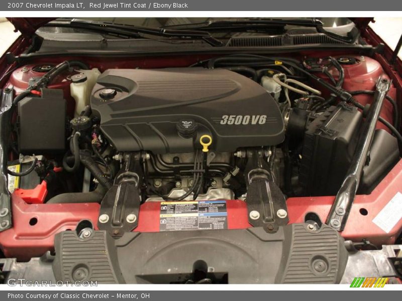 Red Jewel Tint Coat / Ebony Black 2007 Chevrolet Impala LT