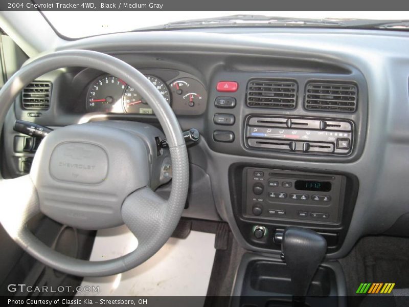 Black / Medium Gray 2004 Chevrolet Tracker 4WD