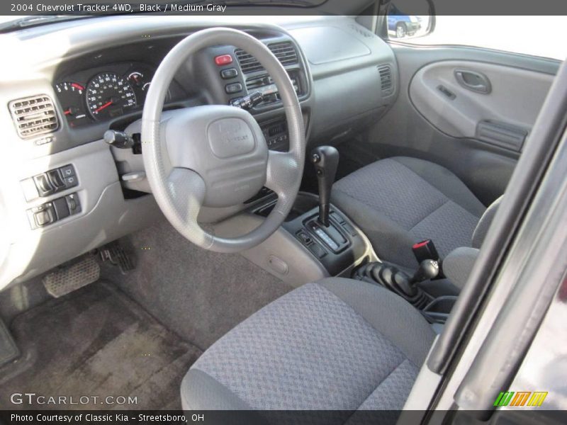 Black / Medium Gray 2004 Chevrolet Tracker 4WD