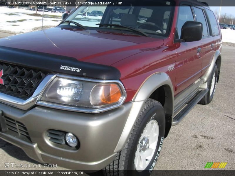 Cambridge Red Pearl / Tan 2000 Mitsubishi Montero Sport XLS 4x4