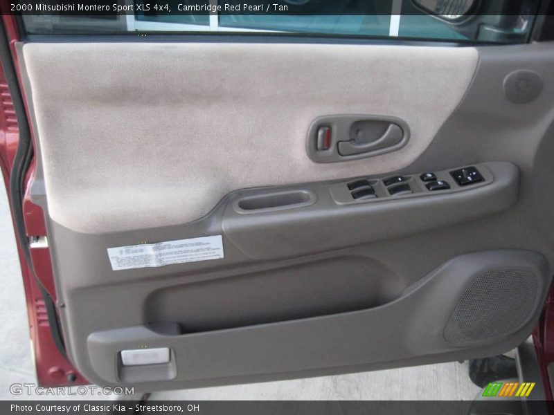 Cambridge Red Pearl / Tan 2000 Mitsubishi Montero Sport XLS 4x4