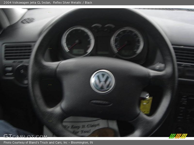 Reflex Silver Metallic / Black 2004 Volkswagen Jetta GL Sedan
