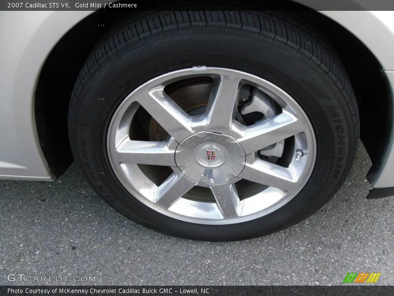 Gold Mist / Cashmere 2007 Cadillac STS V6
