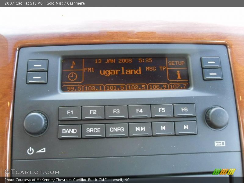 Gold Mist / Cashmere 2007 Cadillac STS V6
