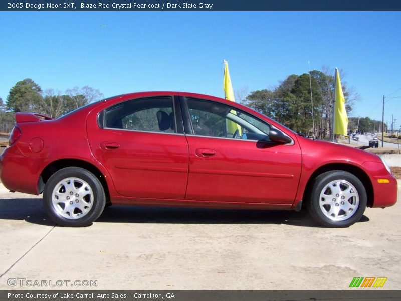 Blaze Red Crystal Pearlcoat / Dark Slate Gray 2005 Dodge Neon SXT
