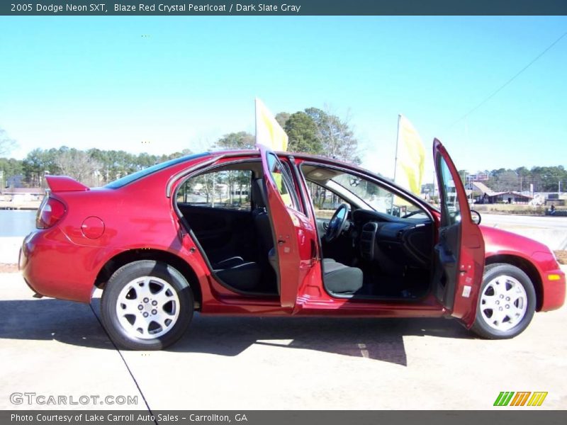 Blaze Red Crystal Pearlcoat / Dark Slate Gray 2005 Dodge Neon SXT