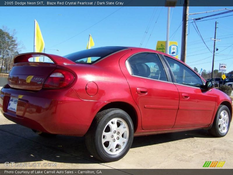 Blaze Red Crystal Pearlcoat / Dark Slate Gray 2005 Dodge Neon SXT