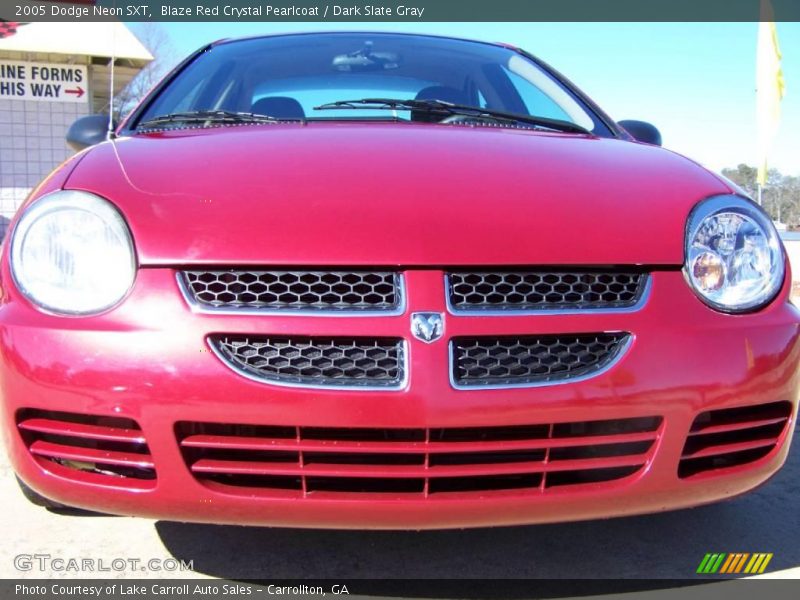 Blaze Red Crystal Pearlcoat / Dark Slate Gray 2005 Dodge Neon SXT