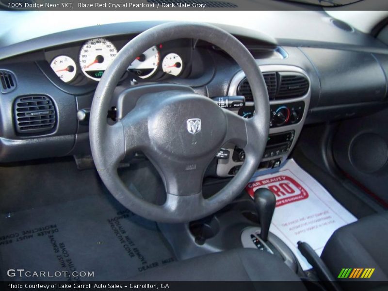 Blaze Red Crystal Pearlcoat / Dark Slate Gray 2005 Dodge Neon SXT