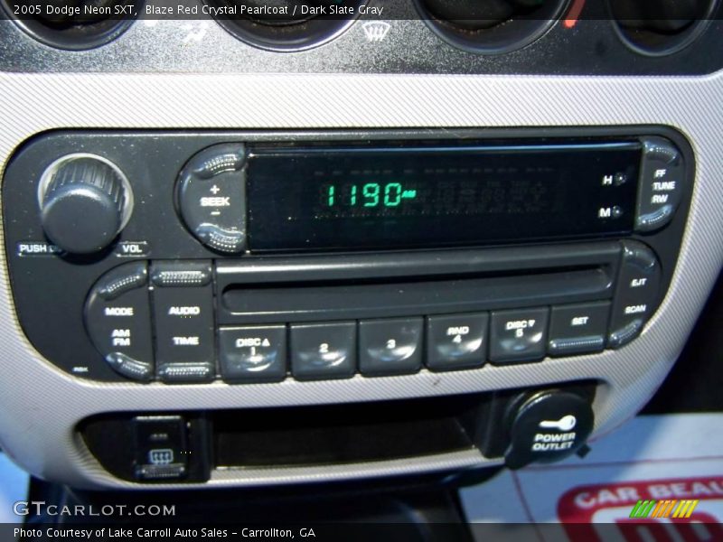 Blaze Red Crystal Pearlcoat / Dark Slate Gray 2005 Dodge Neon SXT