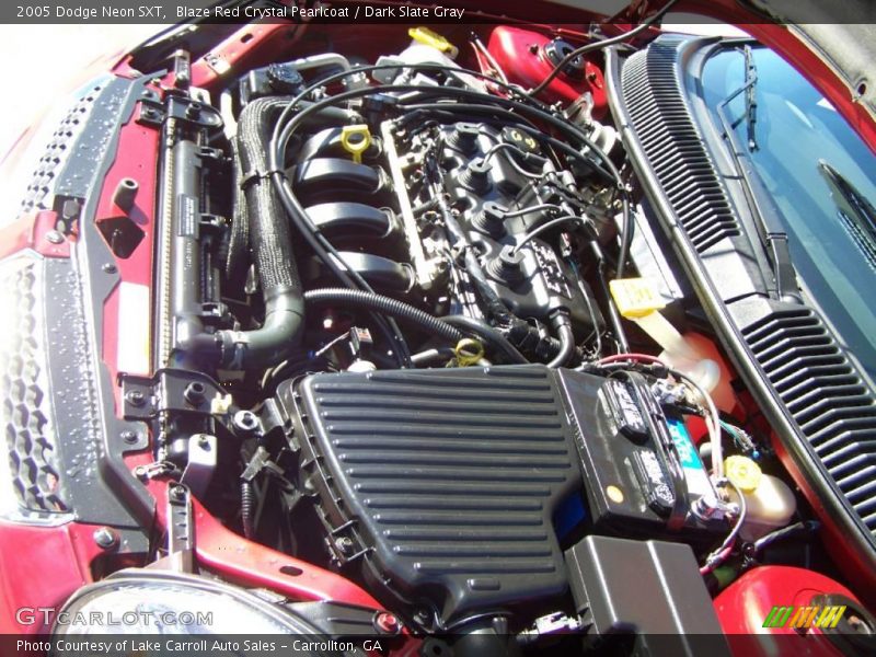 Blaze Red Crystal Pearlcoat / Dark Slate Gray 2005 Dodge Neon SXT