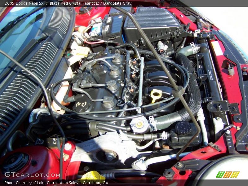 Blaze Red Crystal Pearlcoat / Dark Slate Gray 2005 Dodge Neon SXT