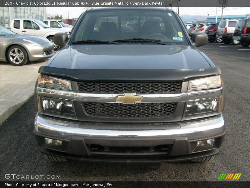 Blue Granite Metallic / Very Dark Pewter 2007 Chevrolet Colorado LT Regular Cab 4x4