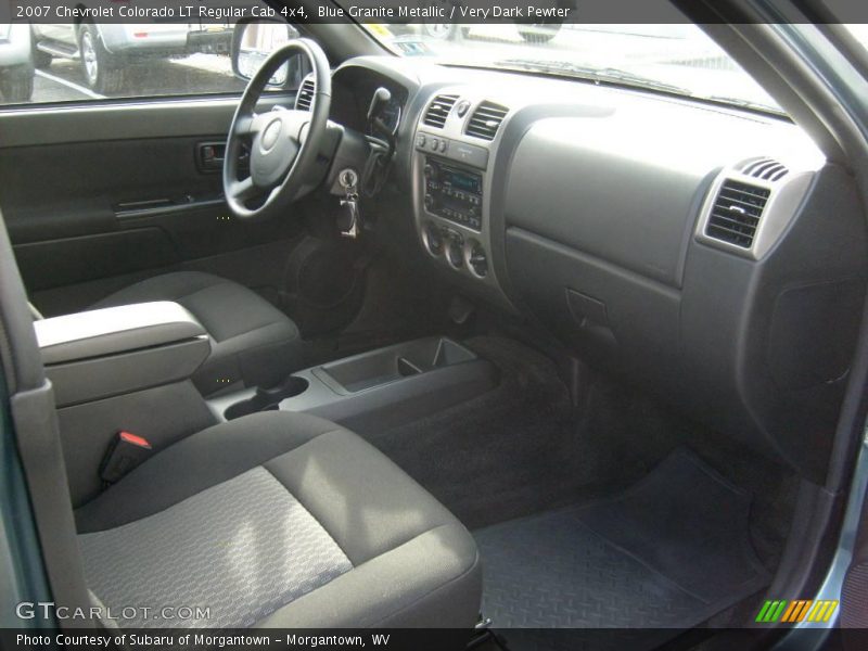Blue Granite Metallic / Very Dark Pewter 2007 Chevrolet Colorado LT Regular Cab 4x4
