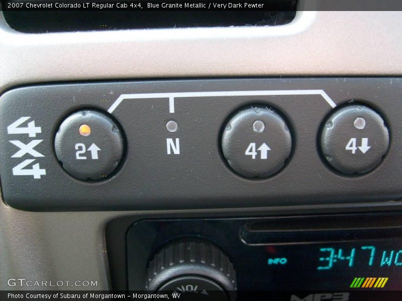 Blue Granite Metallic / Very Dark Pewter 2007 Chevrolet Colorado LT Regular Cab 4x4