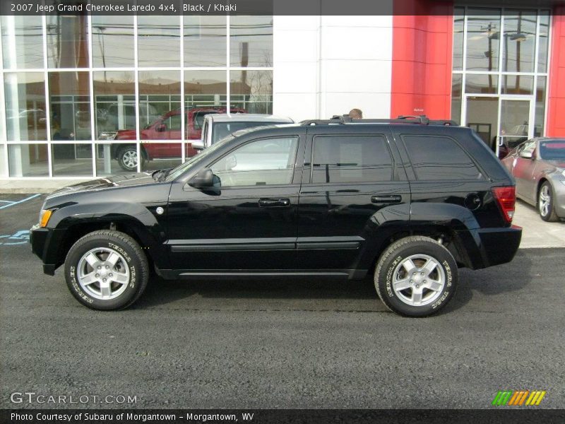Black / Khaki 2007 Jeep Grand Cherokee Laredo 4x4