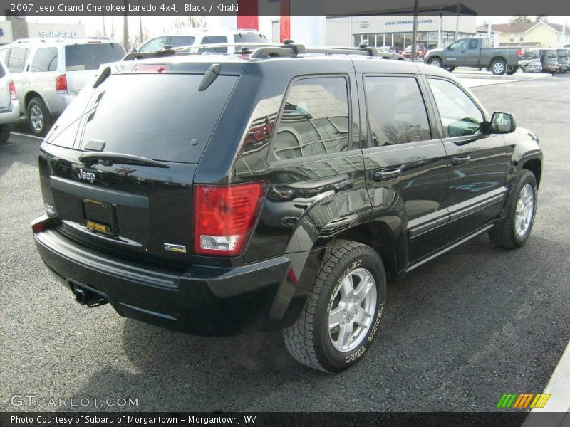 Black / Khaki 2007 Jeep Grand Cherokee Laredo 4x4