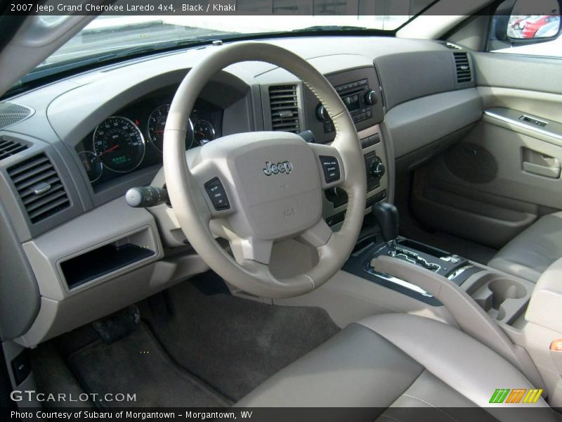 Black / Khaki 2007 Jeep Grand Cherokee Laredo 4x4