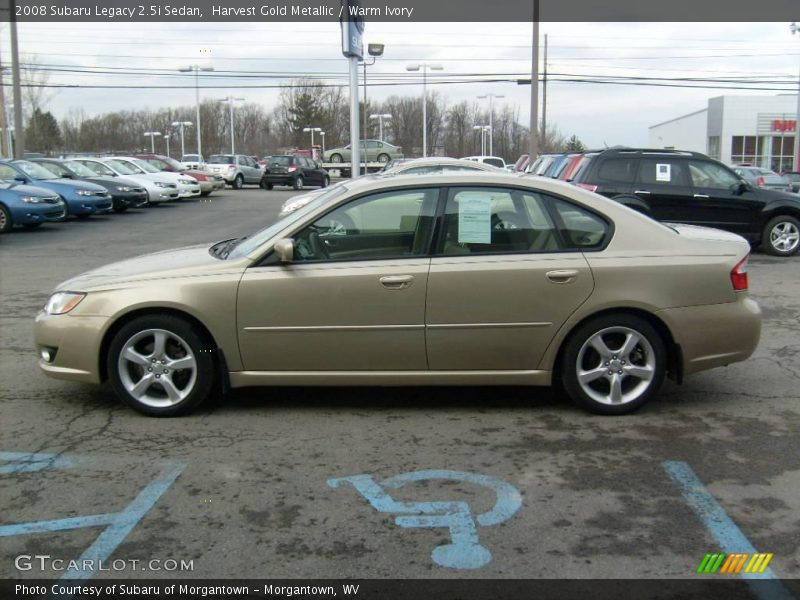 Harvest Gold Metallic / Warm Ivory 2008 Subaru Legacy 2.5i Sedan