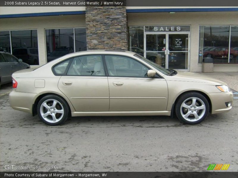 Harvest Gold Metallic / Warm Ivory 2008 Subaru Legacy 2.5i Sedan