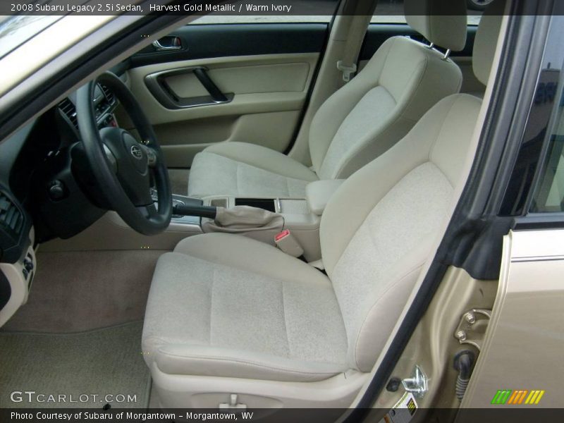 Harvest Gold Metallic / Warm Ivory 2008 Subaru Legacy 2.5i Sedan