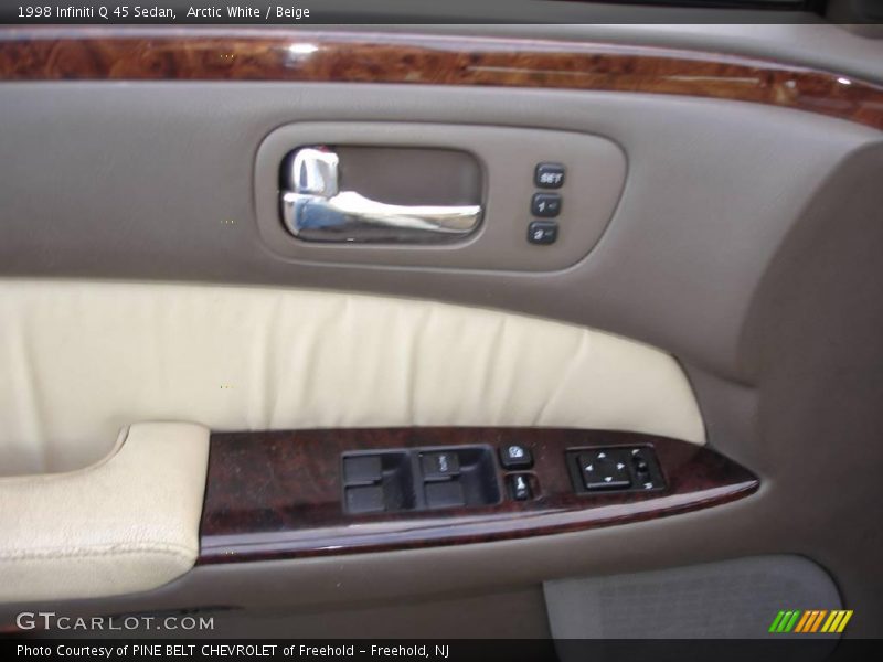 Arctic White / Beige 1998 Infiniti Q 45 Sedan