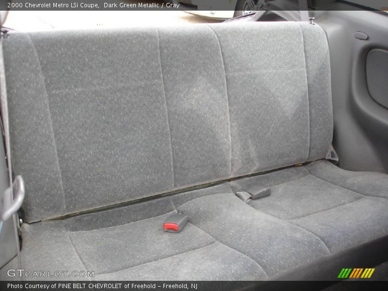 Dark Green Metallic / Gray 2000 Chevrolet Metro LSi Coupe