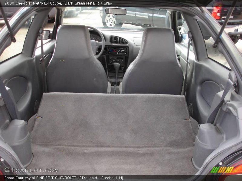 Dark Green Metallic / Gray 2000 Chevrolet Metro LSi Coupe
