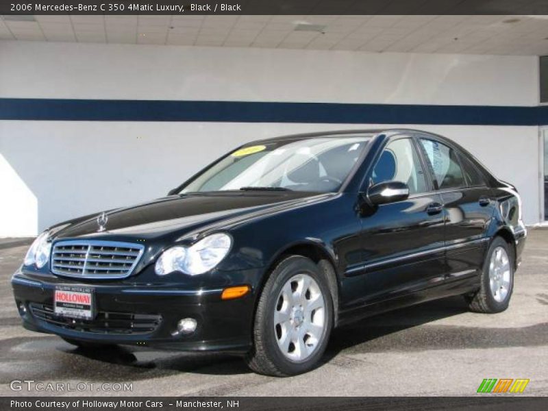 Black / Black 2006 Mercedes-Benz C 350 4Matic Luxury