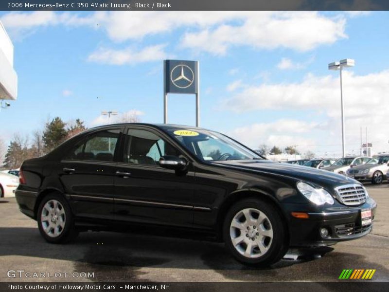 Black / Black 2006 Mercedes-Benz C 350 4Matic Luxury