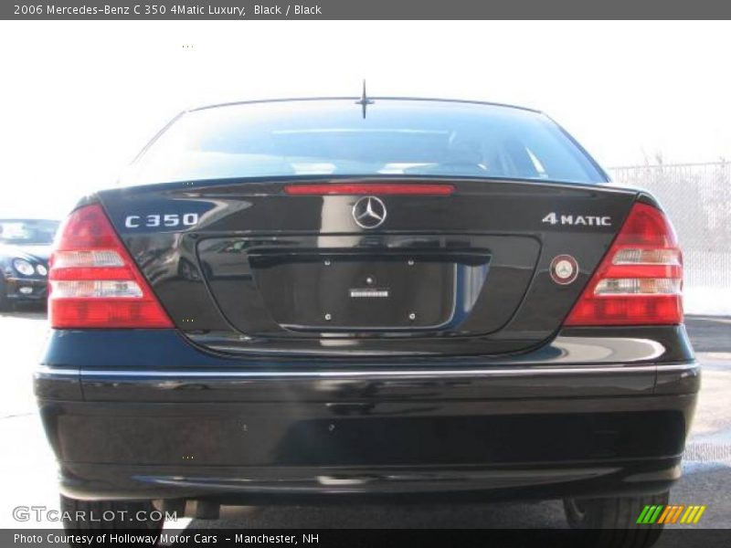 Black / Black 2006 Mercedes-Benz C 350 4Matic Luxury