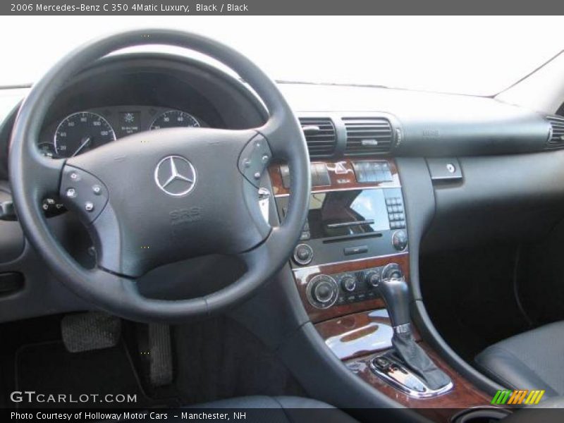 Black / Black 2006 Mercedes-Benz C 350 4Matic Luxury