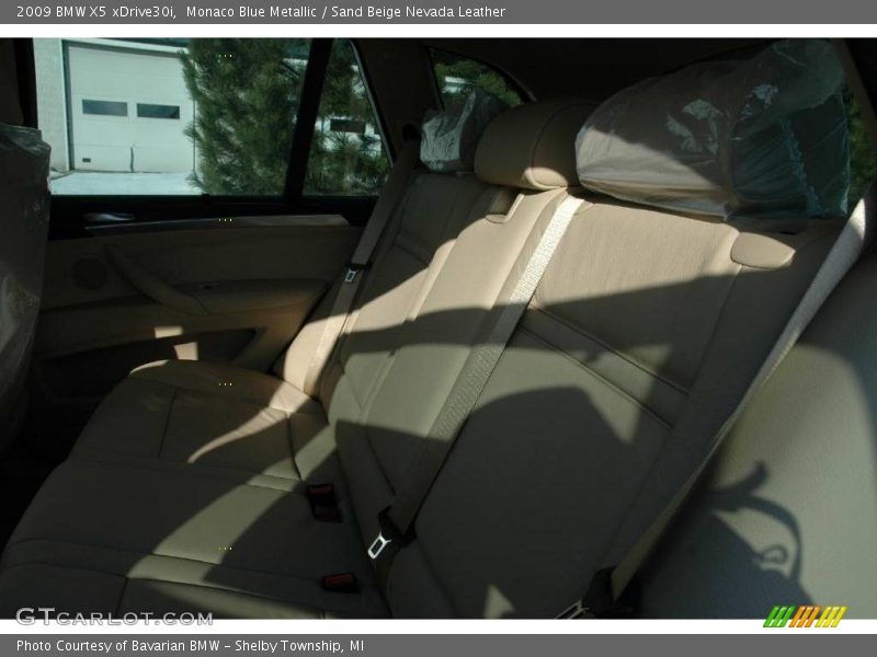 Monaco Blue Metallic / Sand Beige Nevada Leather 2009 BMW X5 xDrive30i
