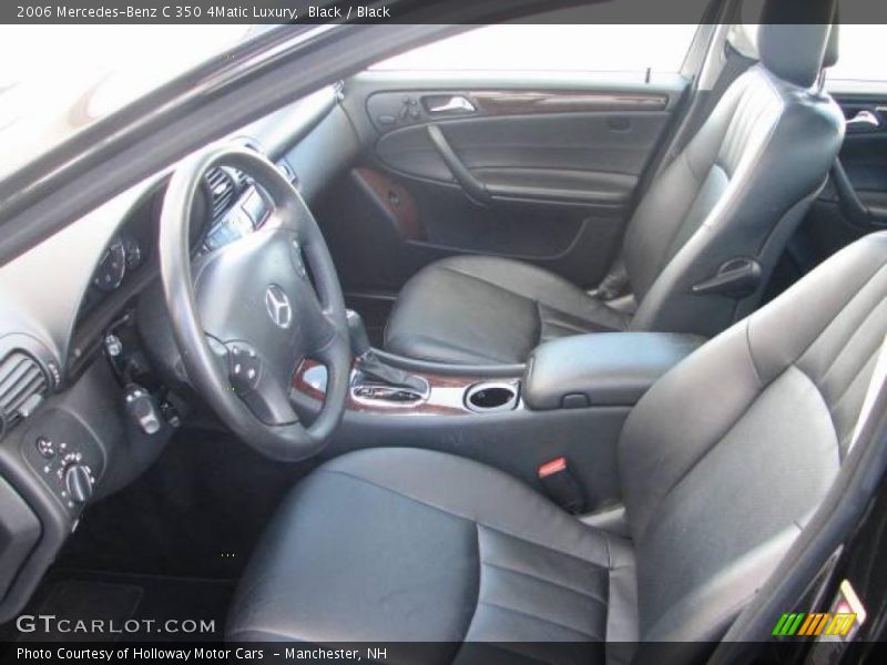 Black / Black 2006 Mercedes-Benz C 350 4Matic Luxury